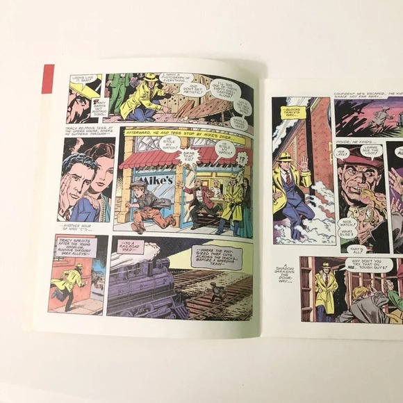 Vtg  1990 Dick Tracy Episode 1 Big Boy Turns Up The Heat Cassette Tape and Book - Picture 9 of 15